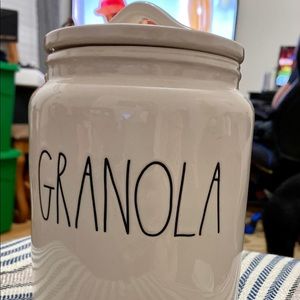 Rae Dunn granola canister